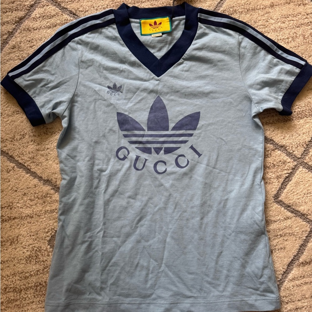 Gucci Blue and Navy Short Sleeve Tee